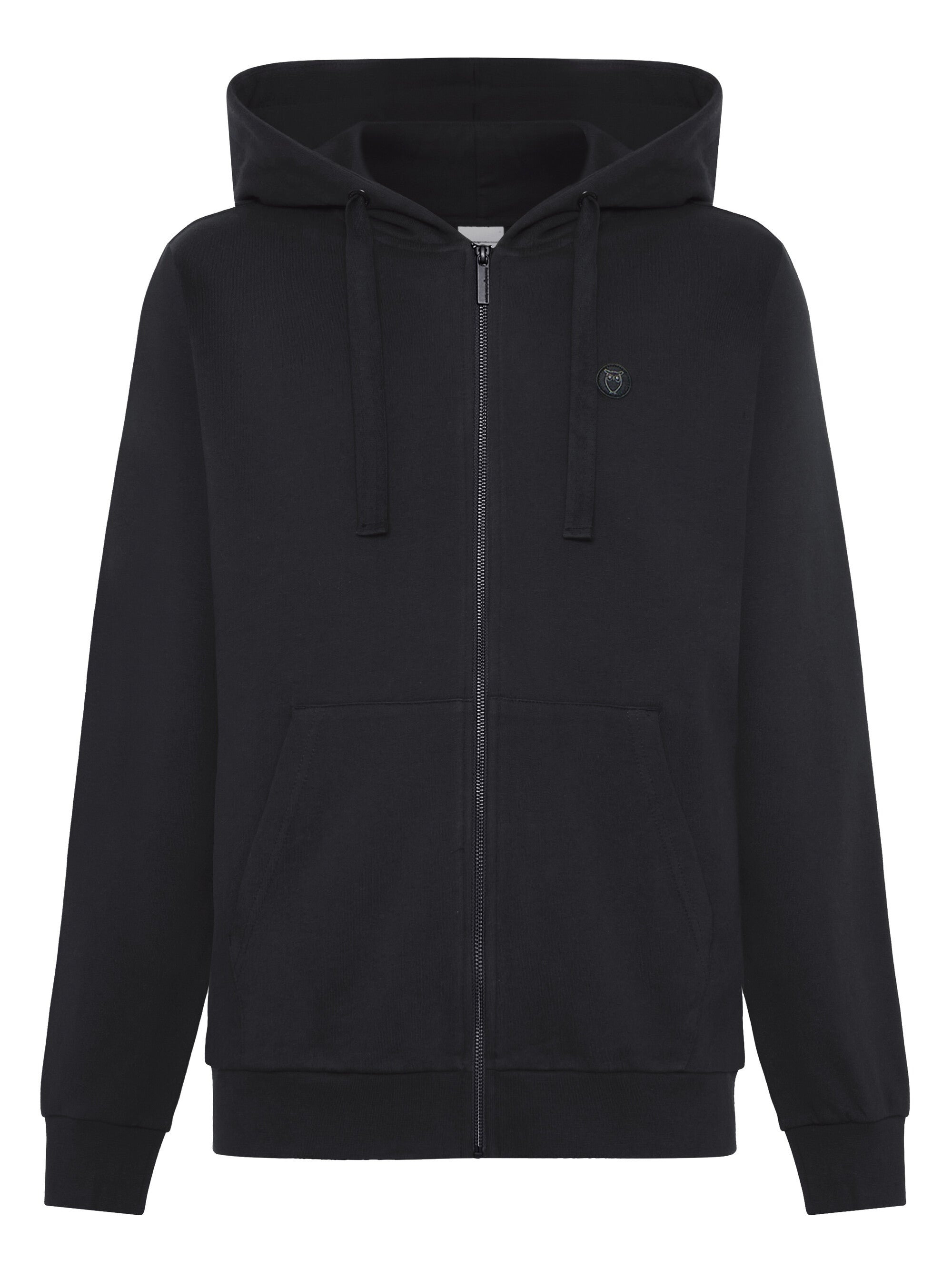 OVER SWEAT COAT HOODIE(BLACK) ANCELLM