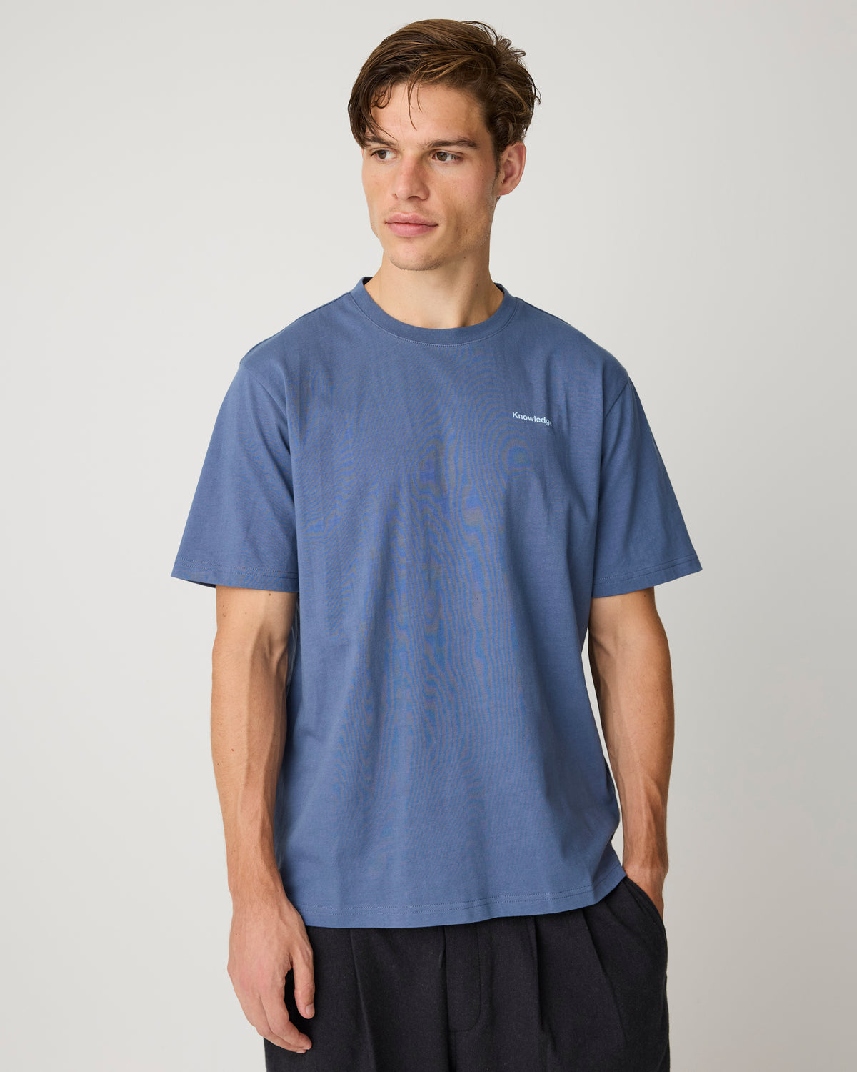 Back print t-shirt - Vintage Indigo