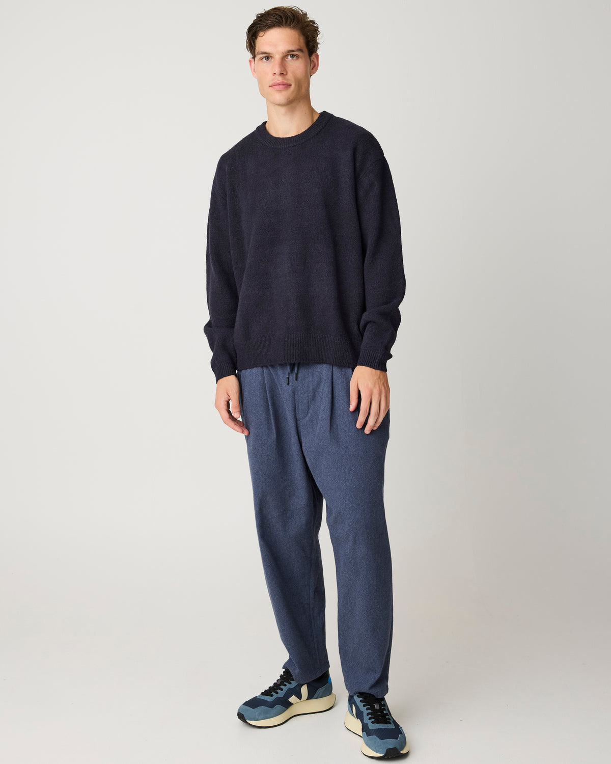 Soufflé yarn sweater - Night Sky