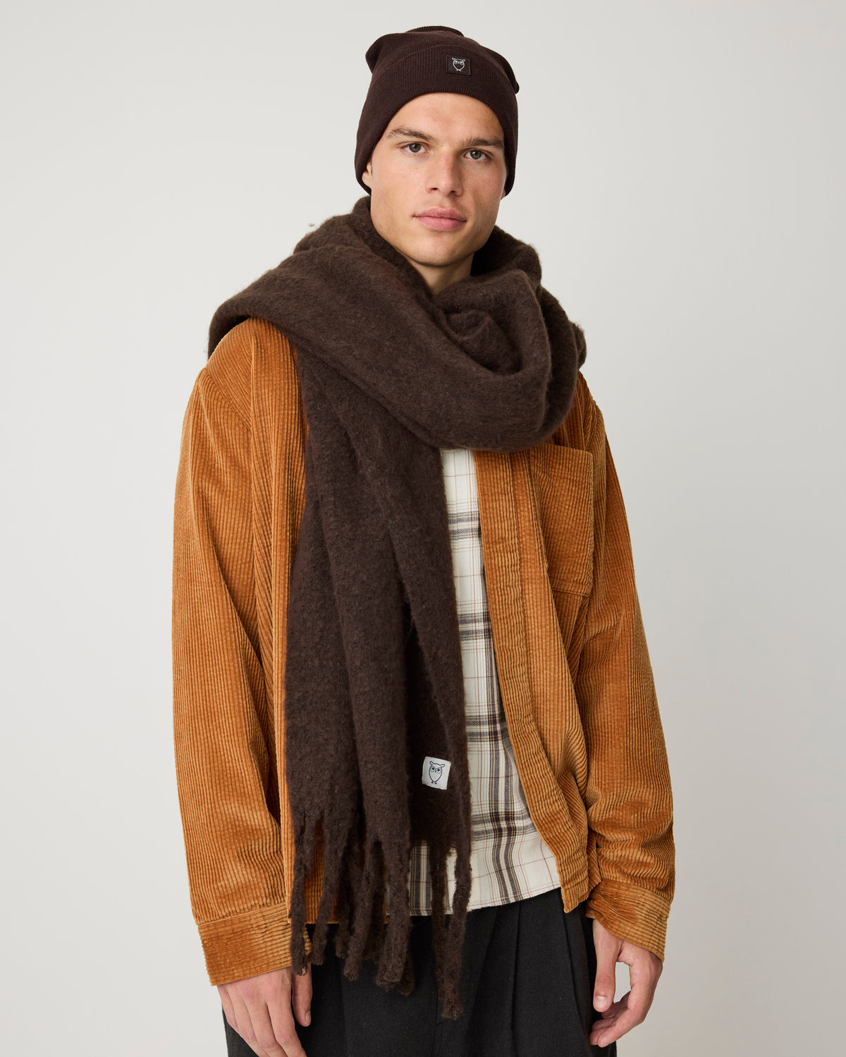 Dune regular check flannel shirt - Creme check