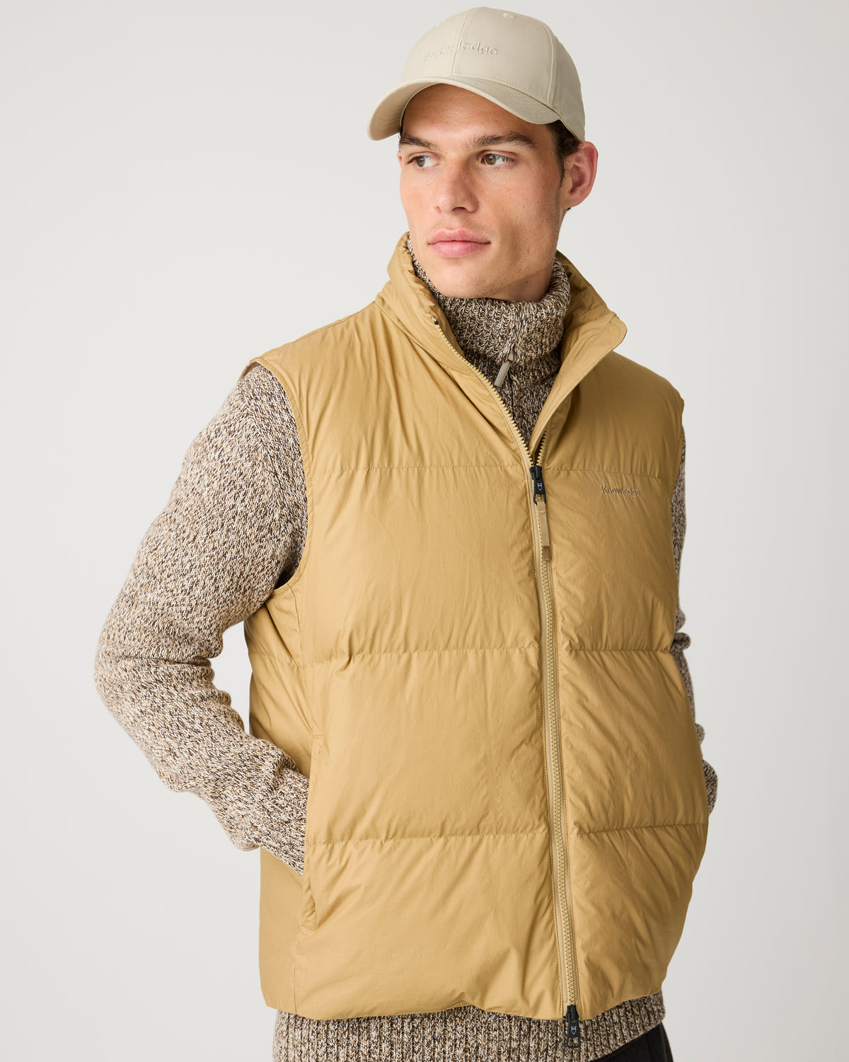 Vent 90 puffer vest - Kelp melange