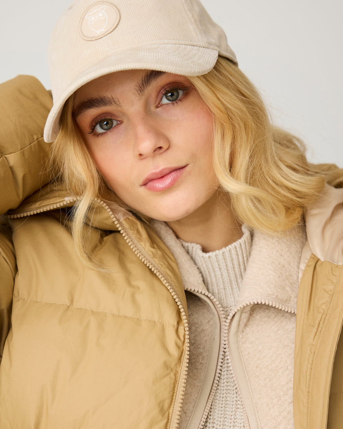 Vent 90 puffer coat - Kelp melange