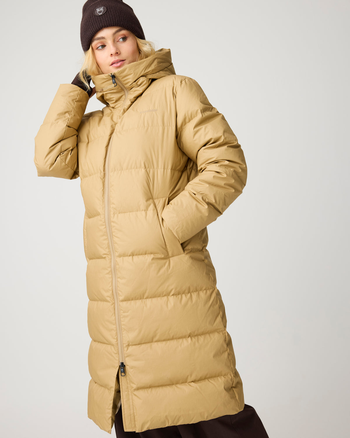 Vent 90 puffer coat - Kelp melange