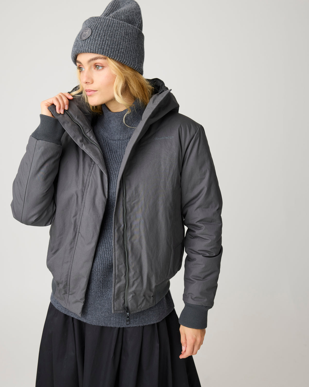 Vent 200 insulated bomber jacket - Volcanic Ash