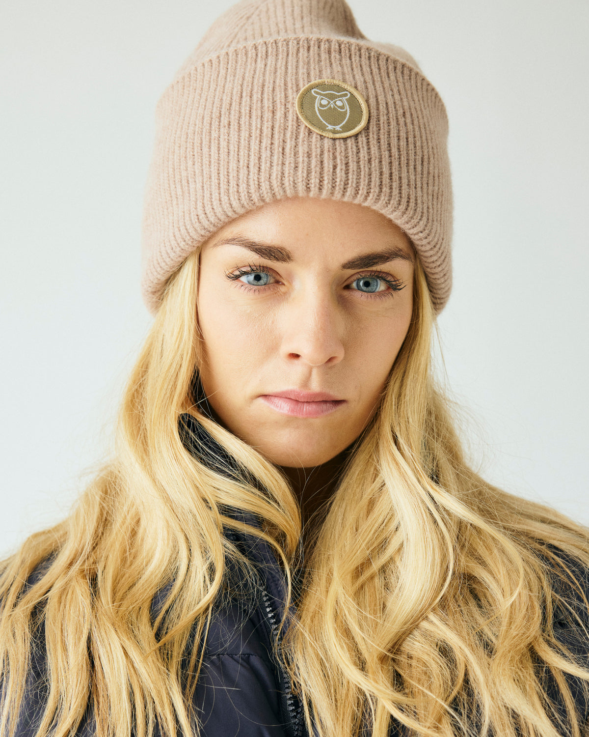 Big rib beanie - Kelp melange