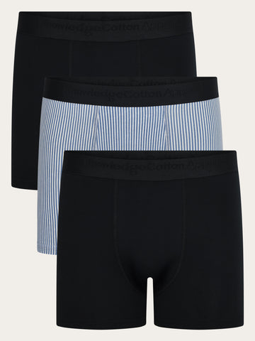KnowledgeCotton Apparel - MEN 3 pack boxer briefs Underwears 9999 Item Colour