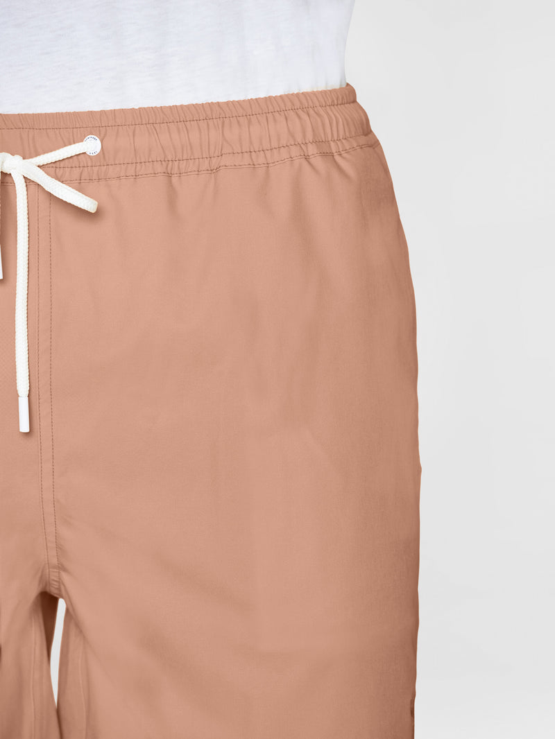 KnowledgeCotton Apparel - MEN BAY stretch swimshorts Swimshorts 1437 Chocolate Malt