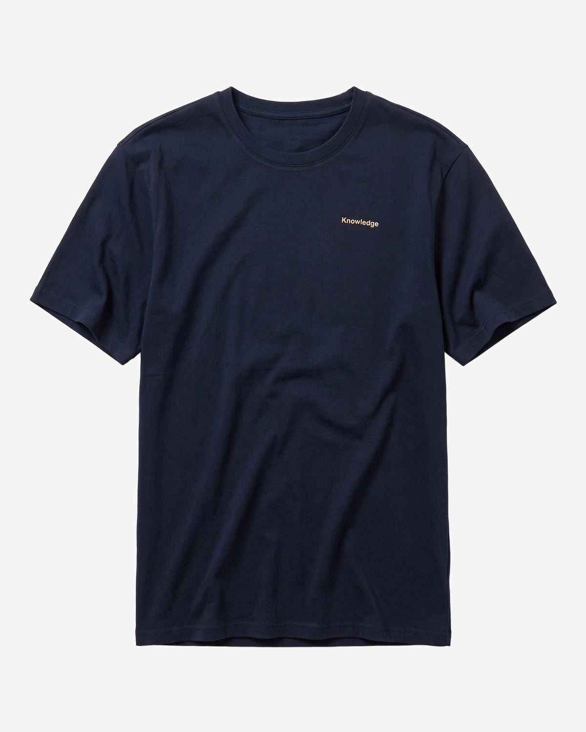 KnowledgeCotton Apparel - MEN Back print t-shirt T-shirts 1412 Night Sky