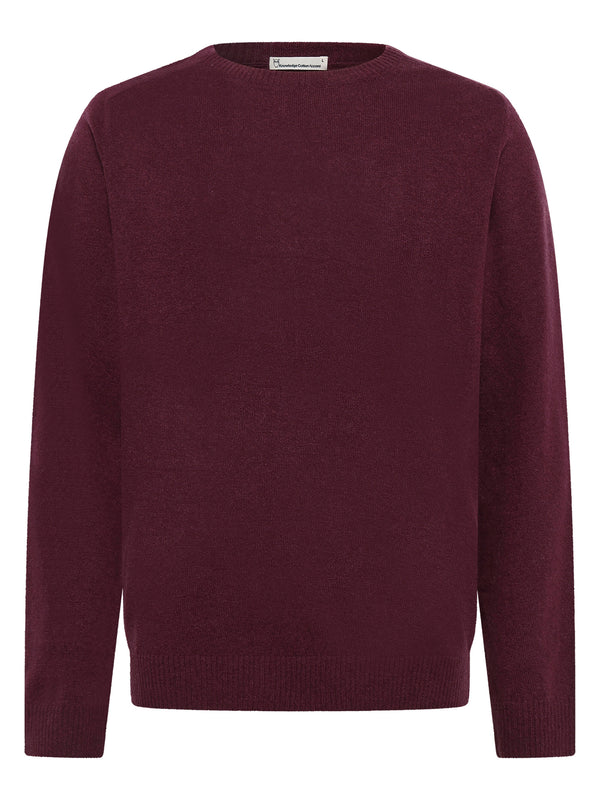 KnowledgeCotton Apparel - MEN Basic o-neck knit Knits 1281 Fig