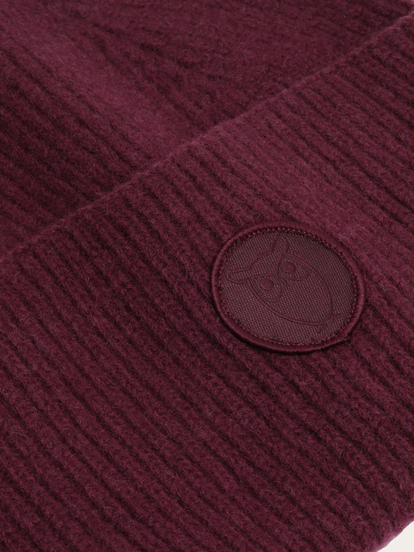 KnowledgeCotton Apparel - UNI Big rib beanie Hats 1281 Fig