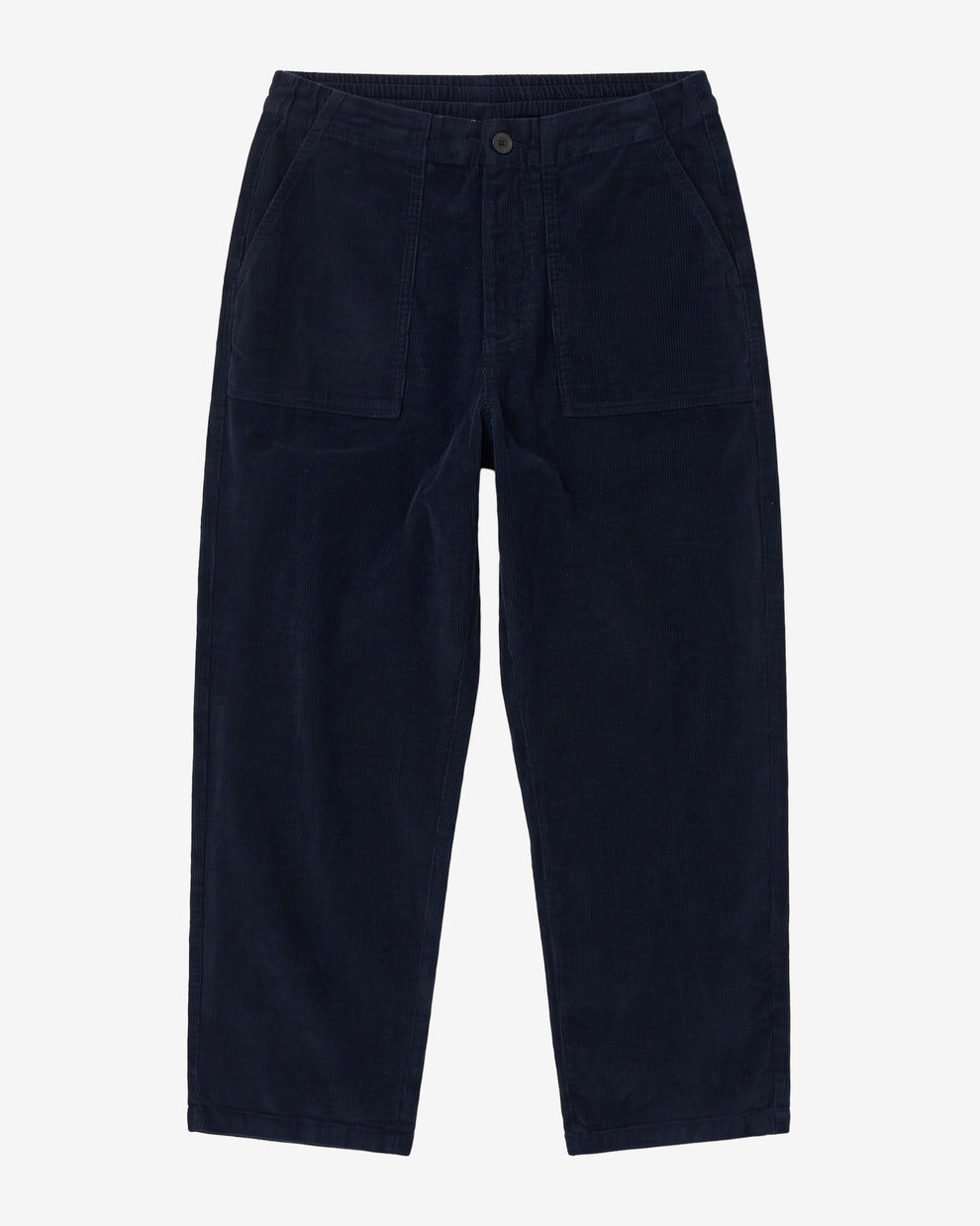 KnowledgeCotton Apparel - WMN Bloom barrel corduroy pants Pants 1412 Night Sky