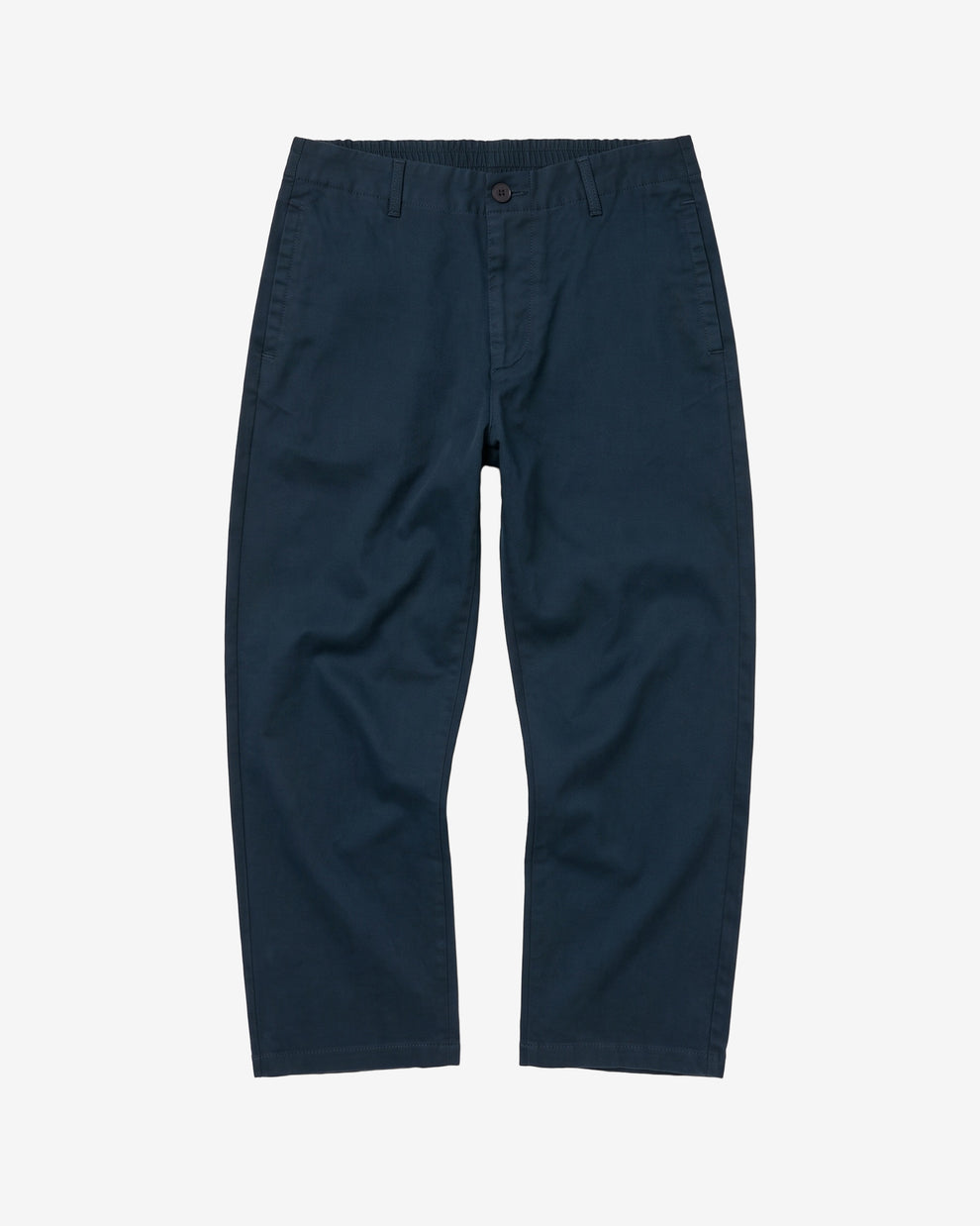 KnowledgeCotton Apparel - WMN Bloom barrel pique pants Pants 1001 Total Eclipse