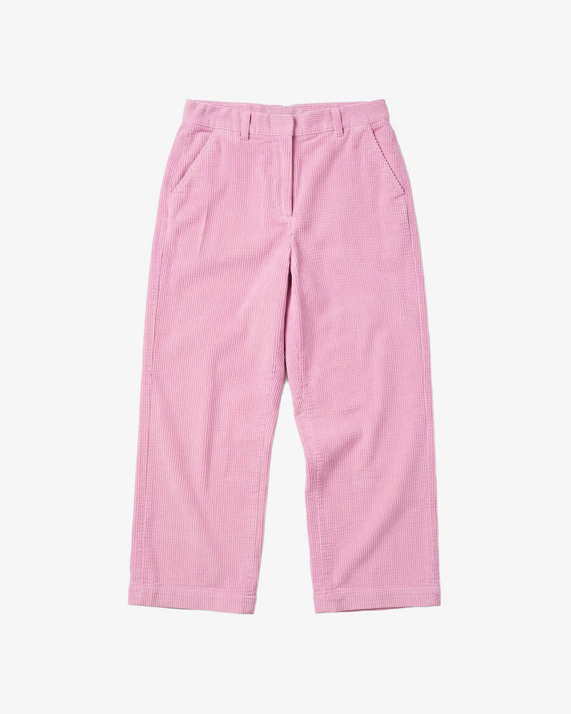 KnowledgeCotton Apparel - WMN Bora wide corduroy pants Pants 1503 Orchid Haze