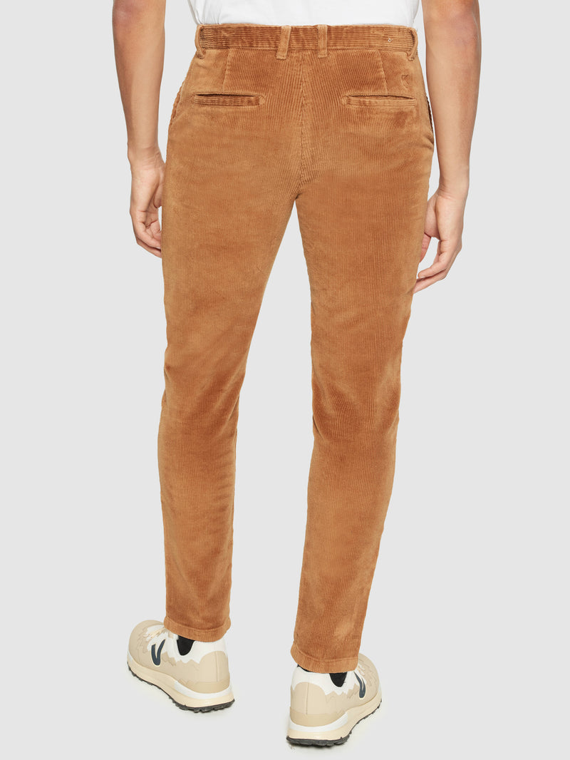 KnowledgeCotton Apparel - MEN CHUCK regular 8-wales corduroy chino pants Pants 1121 Dachshund