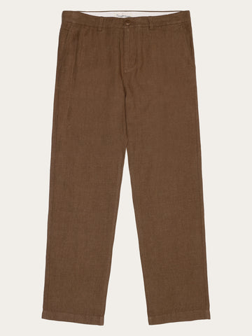 KnowledgeCotton Apparel - MEN Chuck regular linen pants Pants 1019 Tuffet