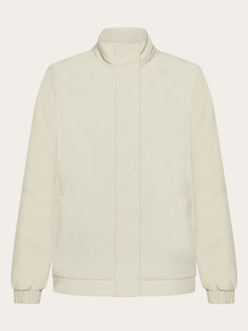 KnowledgeCotton Apparel - WMN CLIMATE SHELL™ short jacket - GRS/Vegan Jackets 1228 Light feather gray