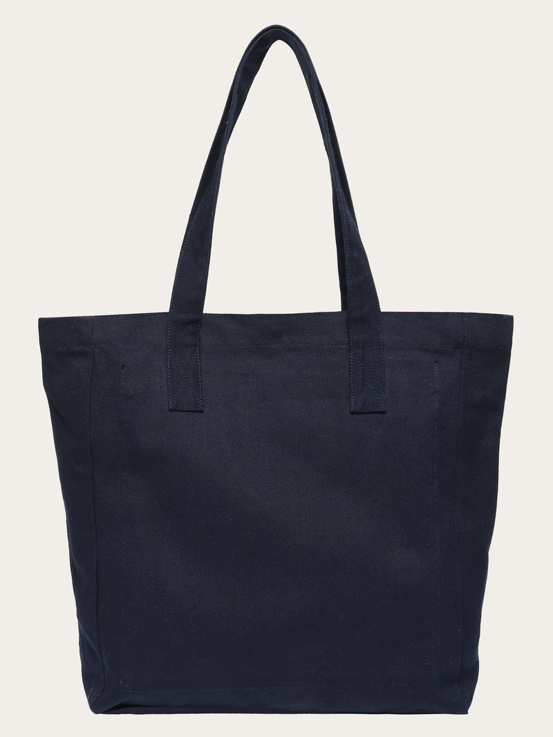 KnowledgeCotton Apparel - UNI Canvas tote bag GOTS/Vegan Bags 1412 Night Sky