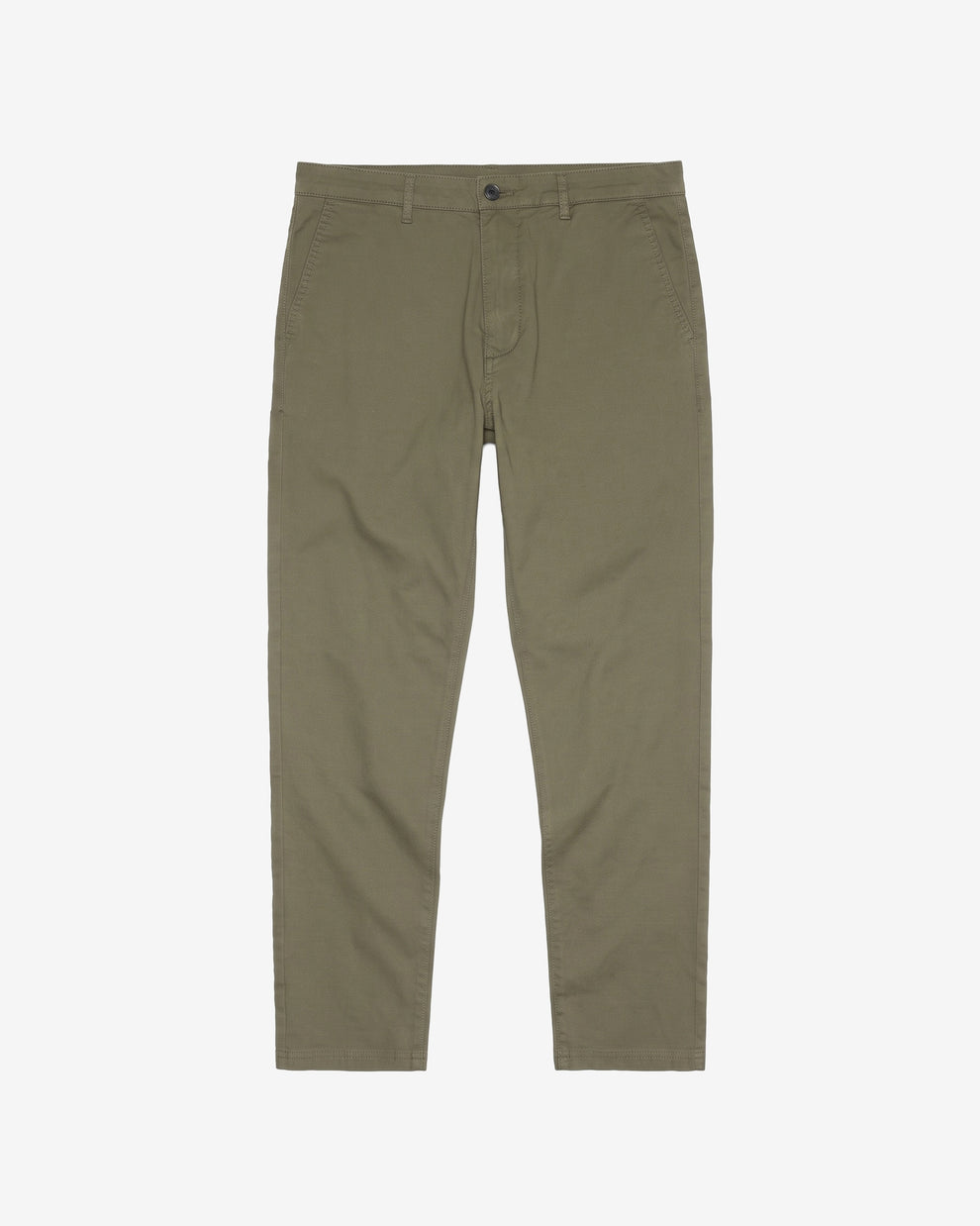 KnowledgeCotton Apparel - MEN Chuck regular canvas pants Pants 1068 Burned Olive