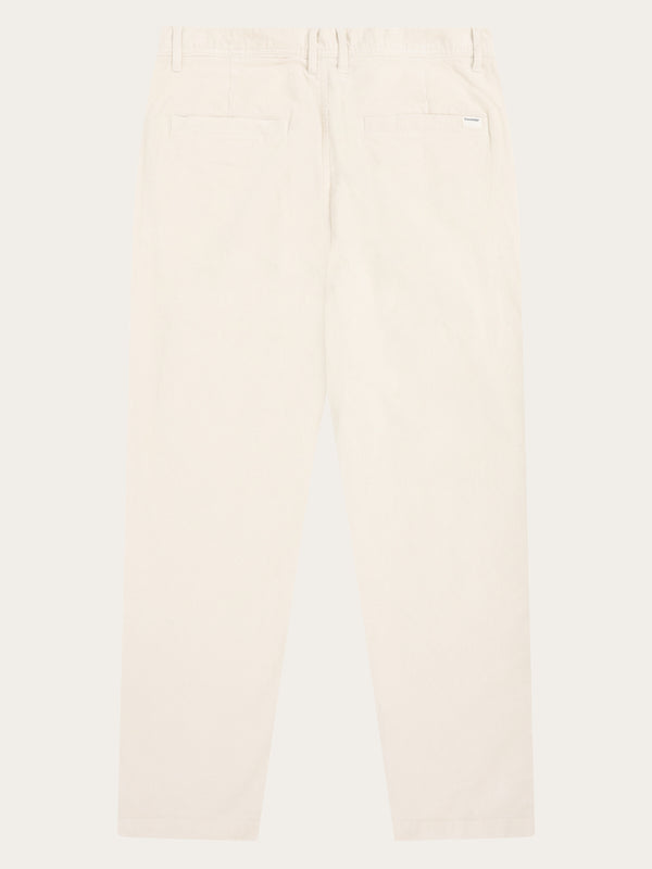 KnowledgeCotton Apparel - MEN Chuck regular corduroy pants Pants 1387 Egret