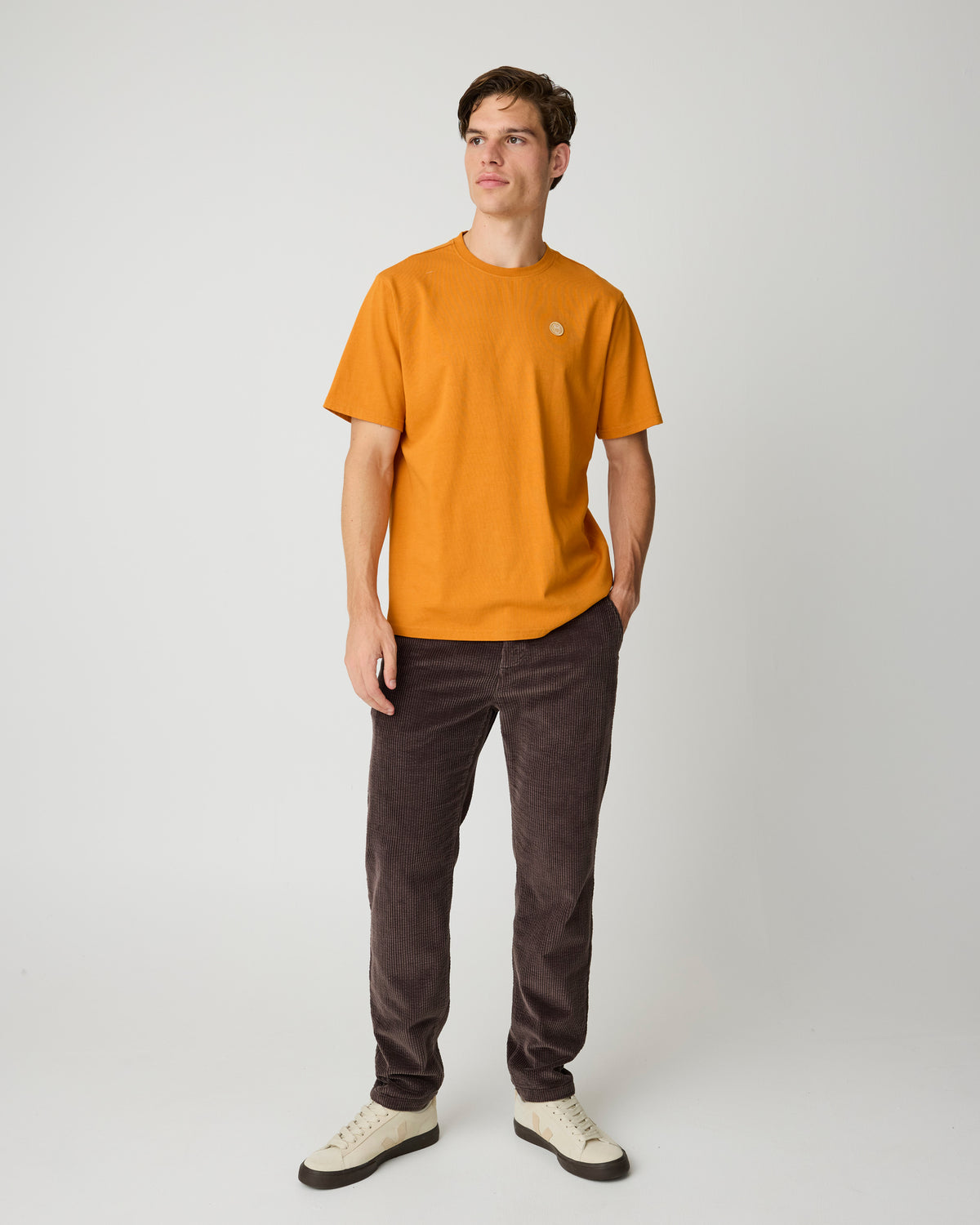 KnowledgeCotton Apparel - MEN Chuck regular corduroy pants Pants 1487 Chocolate Torte
