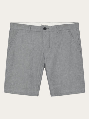 KnowledgeCotton Apparel - MEN Chuck regular twill shorts Shorts 1412 Night Sky
