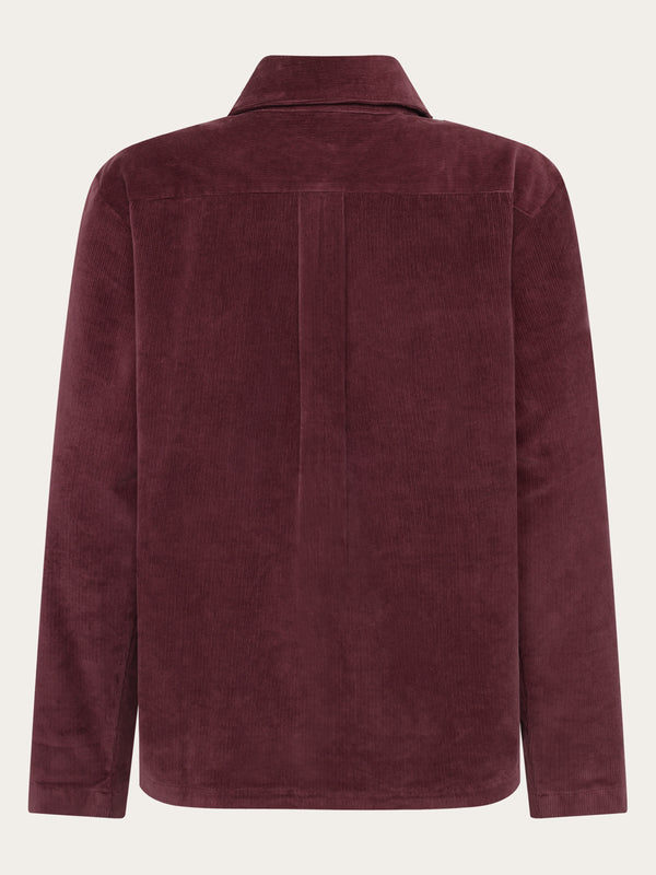 KnowledgeCotton Apparel - WMN Corduroy overshirt Overshirts 1281 Fig