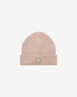 KnowledgeCotton Apparel - UNI Double layer wool beanie Hats 1074 Nature Melange