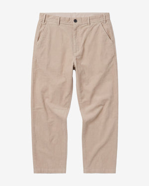 KnowledgeCotton Apparel - MEN FLINT wide corduroy chino pants Pants 1228 Light feather gray