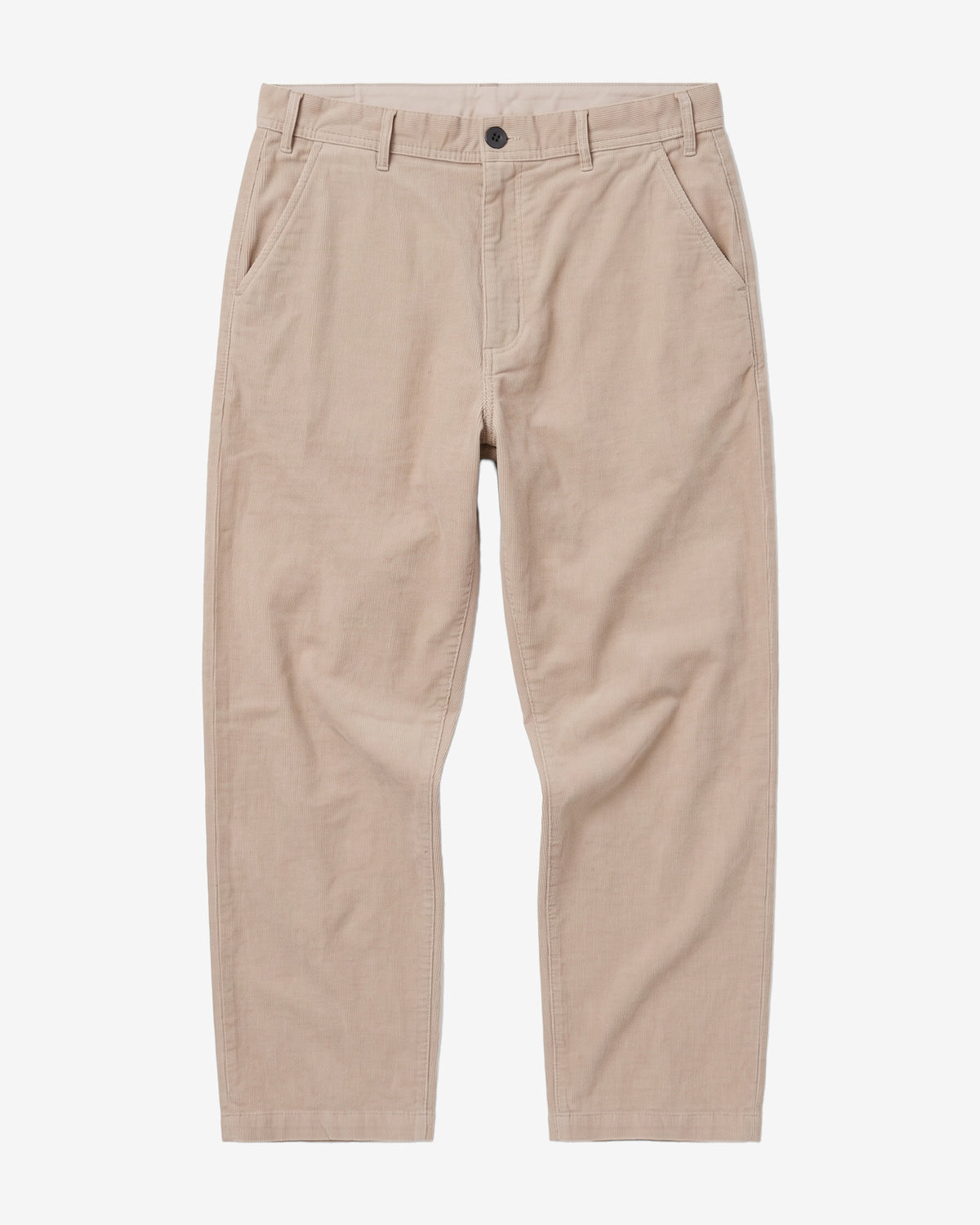 KnowledgeCotton Apparel - MEN FLINT wide corduroy chino pants Pants 1228 Light feather gray