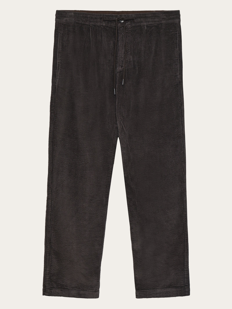KnowledgeCotton Apparel - MEN Fig comfort corduroy pants Pants 1487 Chocolate Torte