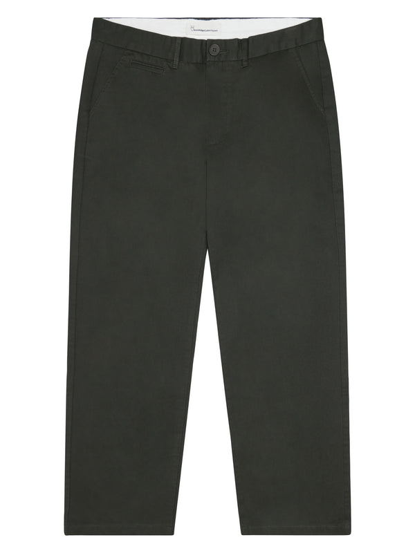 KnowledgeCotton Apparel - MEN Flint wide chino pants Pants 1090 Forrest Night