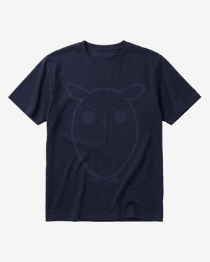 KnowledgeCotton Apparel - MEN Front print t-shirt T-shirts 1412 Night Sky