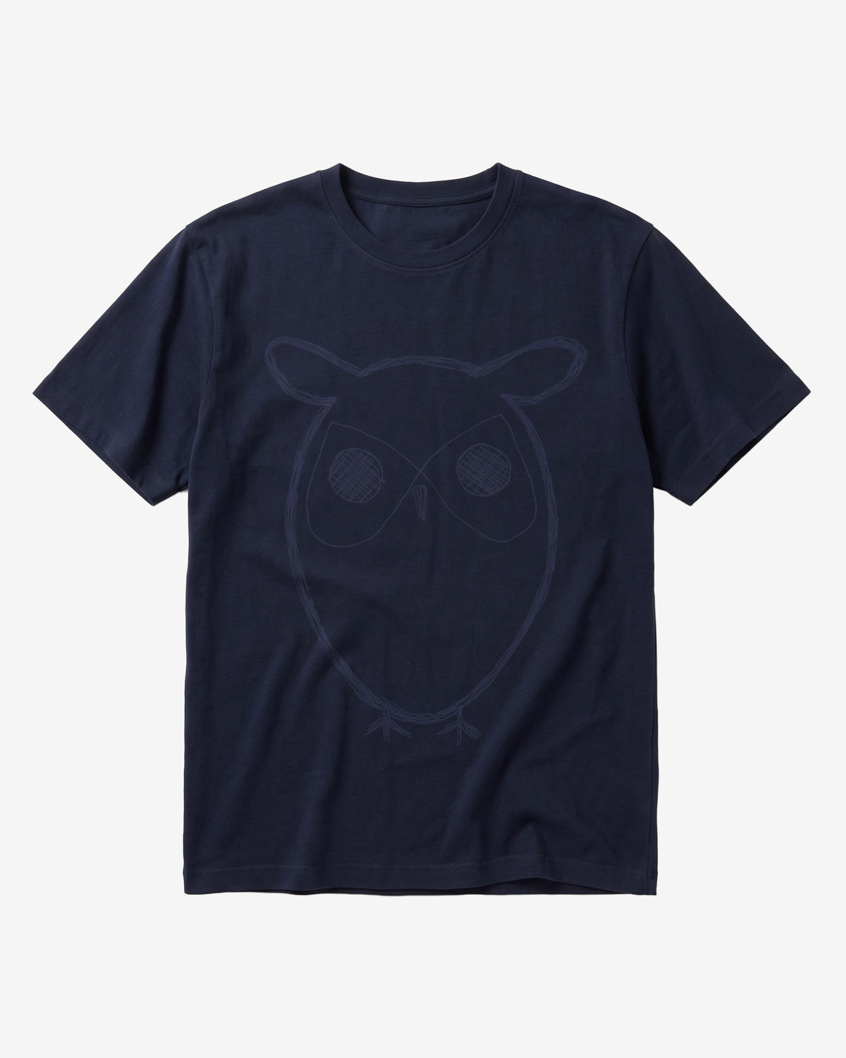 KnowledgeCotton Apparel - MEN Front print t-shirt T-shirts 1412 Night Sky