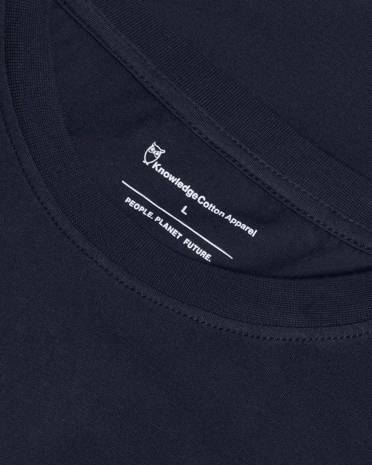 KnowledgeCotton Apparel - MEN Front print t-shirt T-shirts 1412 Night Sky
