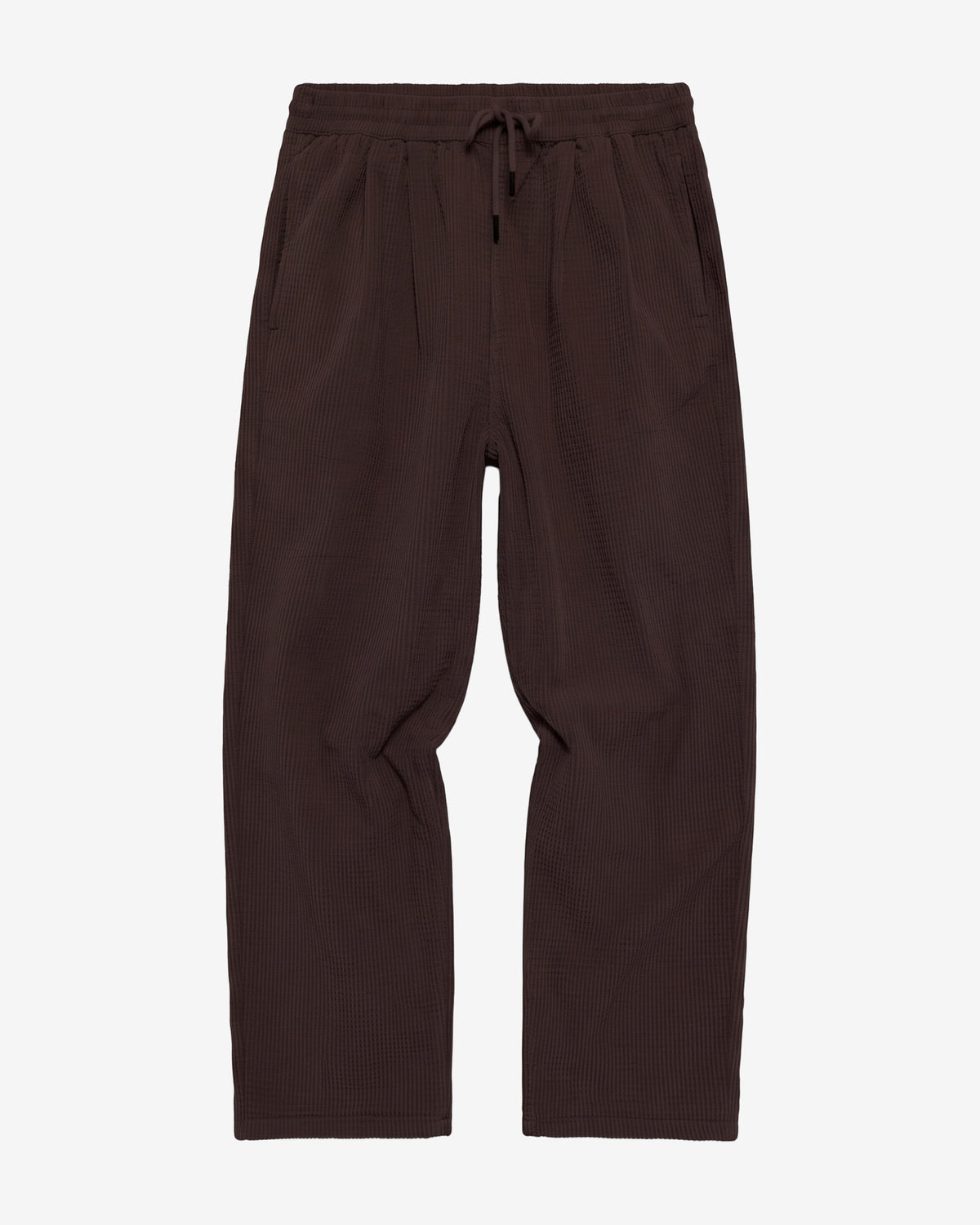 KnowledgeCotton Apparel - WMN Hazy relaxed corduroy pants Pants 1487 Chocolate Torte