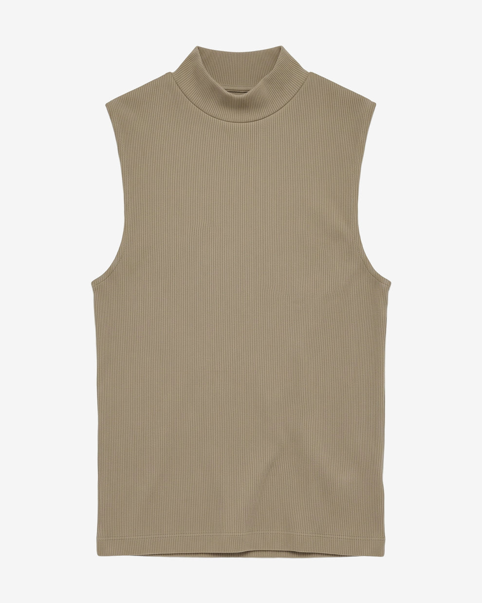 KnowledgeCotton Apparel - WMN High neck rib top T-shirts 1495 Twill