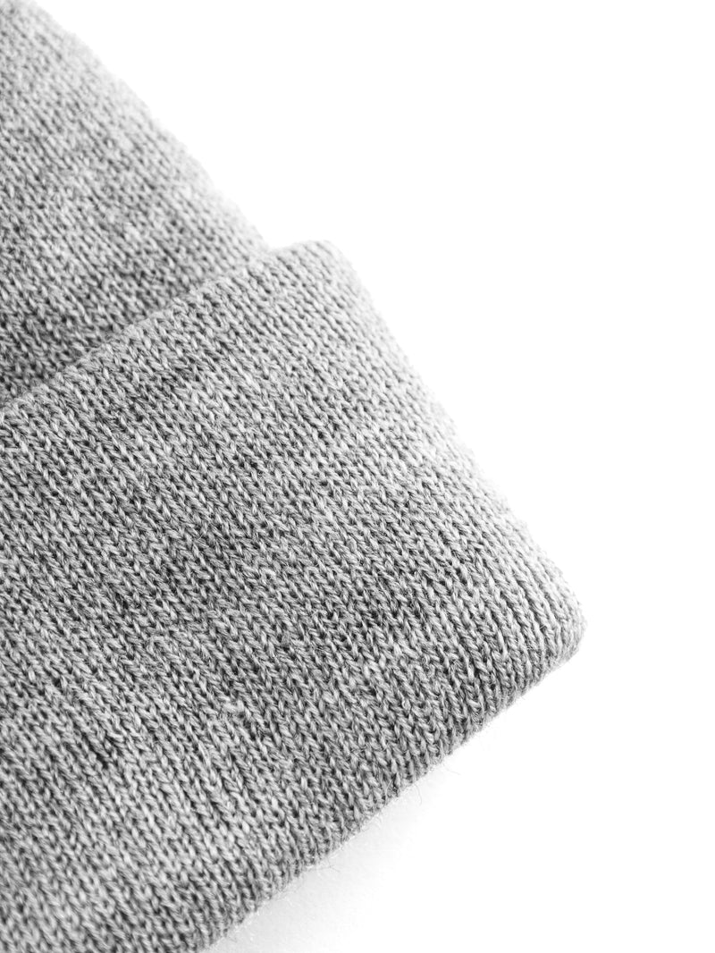 KnowledgeCotton Apparel - YOUNG Kids Wool beanie Hats 1012 Grey Melange