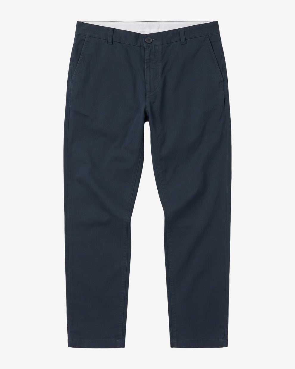 KnowledgeCotton Apparel - MEN LUCA slim twill chino pants Pants 1001 Total Eclipse
