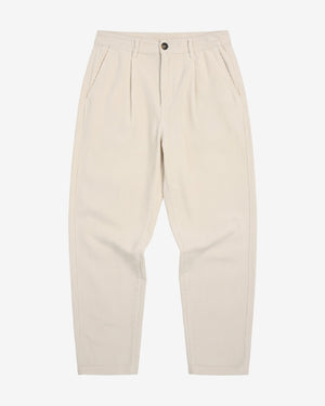 KnowledgeCotton Apparel - WMN Organic Cotton Chloe Corduroy Pant GOTS Pants 1387 Egret