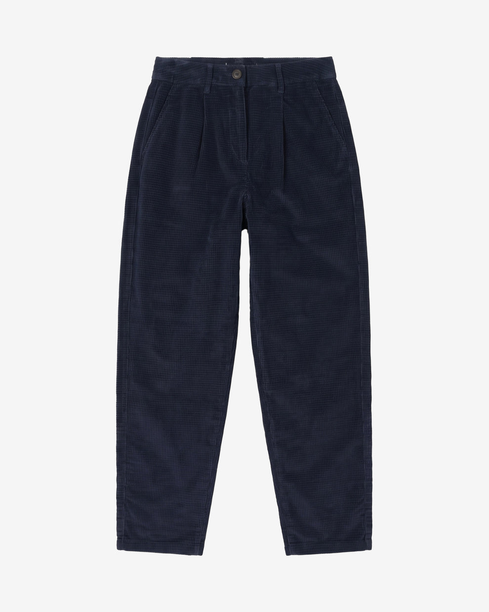 KnowledgeCotton Apparel - WMN Organic Cotton Chloe Corduroy Pant GOTS Pants 1412 Night Sky