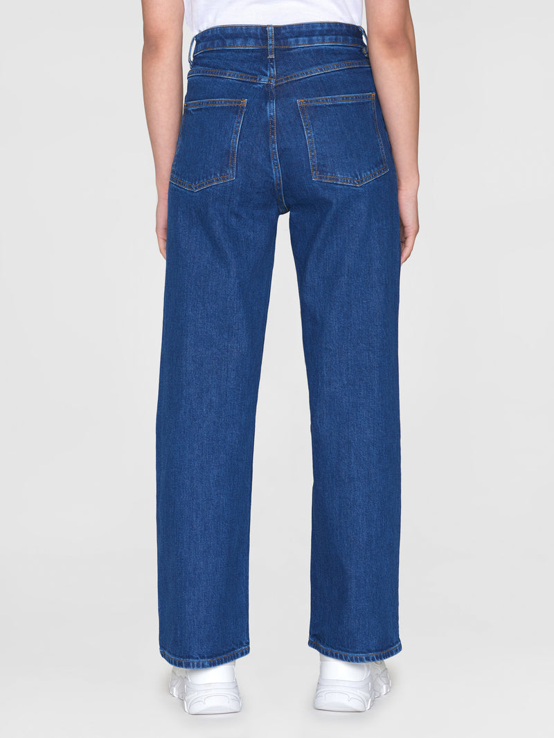 KnowledgeCotton Apparel - WMN Organic Cotton Gale Jeans GOTS Denim jeans 3043 Medium Blue