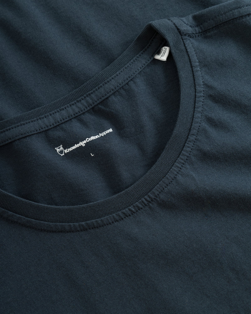 Regular fit Basic tee - Total Eclipse