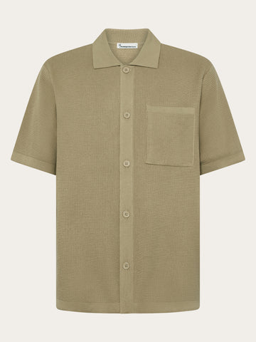 KnowledgeCotton Apparel - MEN Regular knit shirt Knits 1495 Twill