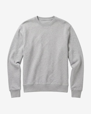 KnowledgeCotton Apparel - MEN Relaxed crew neck Sweats 1012 Grey Melange