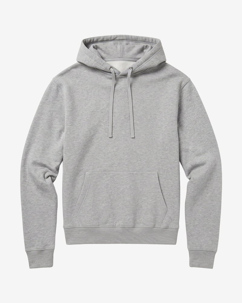 KnowledgeCotton Apparel - MEN Relaxed hoodie Sweats 1012 Grey Melange