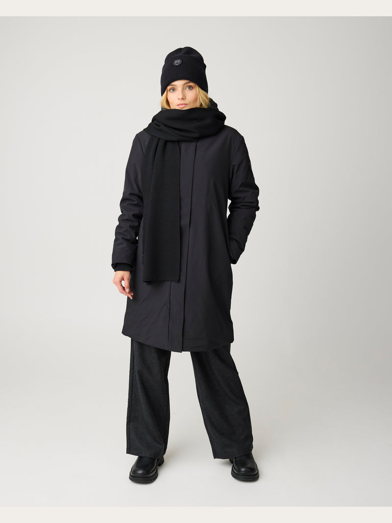 KnowledgeCotton Apparel - WMN Soft shell jacket Jackets 1300 Black Jet