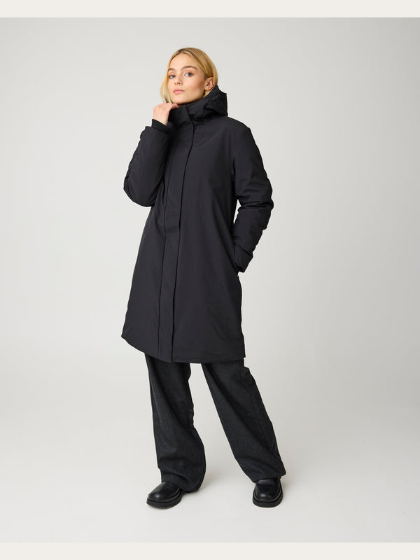 KnowledgeCotton Apparel - WMN Soft shell jacket Jackets 1300 Black Jet