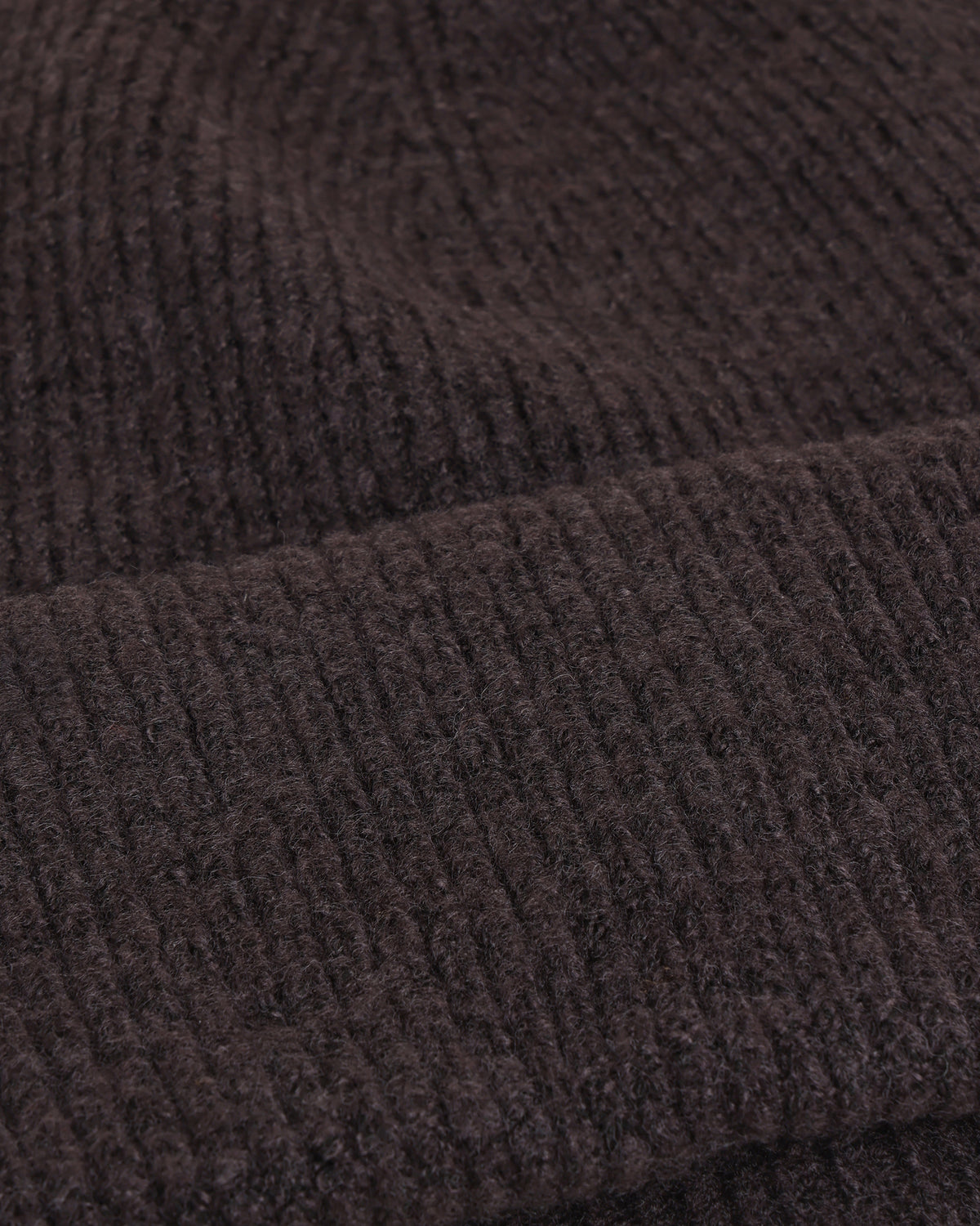KnowledgeCotton Apparel - UNI Soufflé yarn beanie Hats 1487 Chocolate Torte