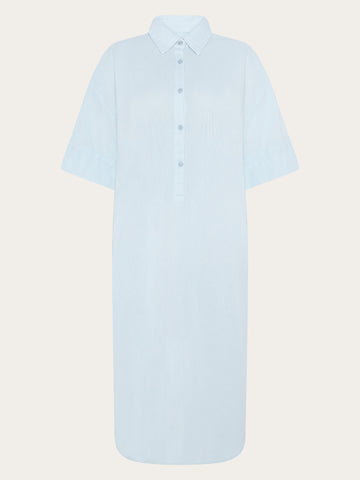KnowledgeCotton Apparel - WMN Structure shirt dress Dresses 1009 Skyway
