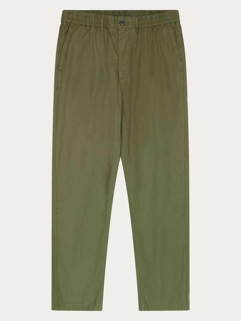 KnowledgeCotton Apparel - MEN TIM Organic Cotton Pant GOTS/Vegan Pants 1068 Burned Olive